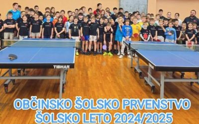 Uspeh naših učencev na medobčinskem prvenstvu v namiznem tenisu